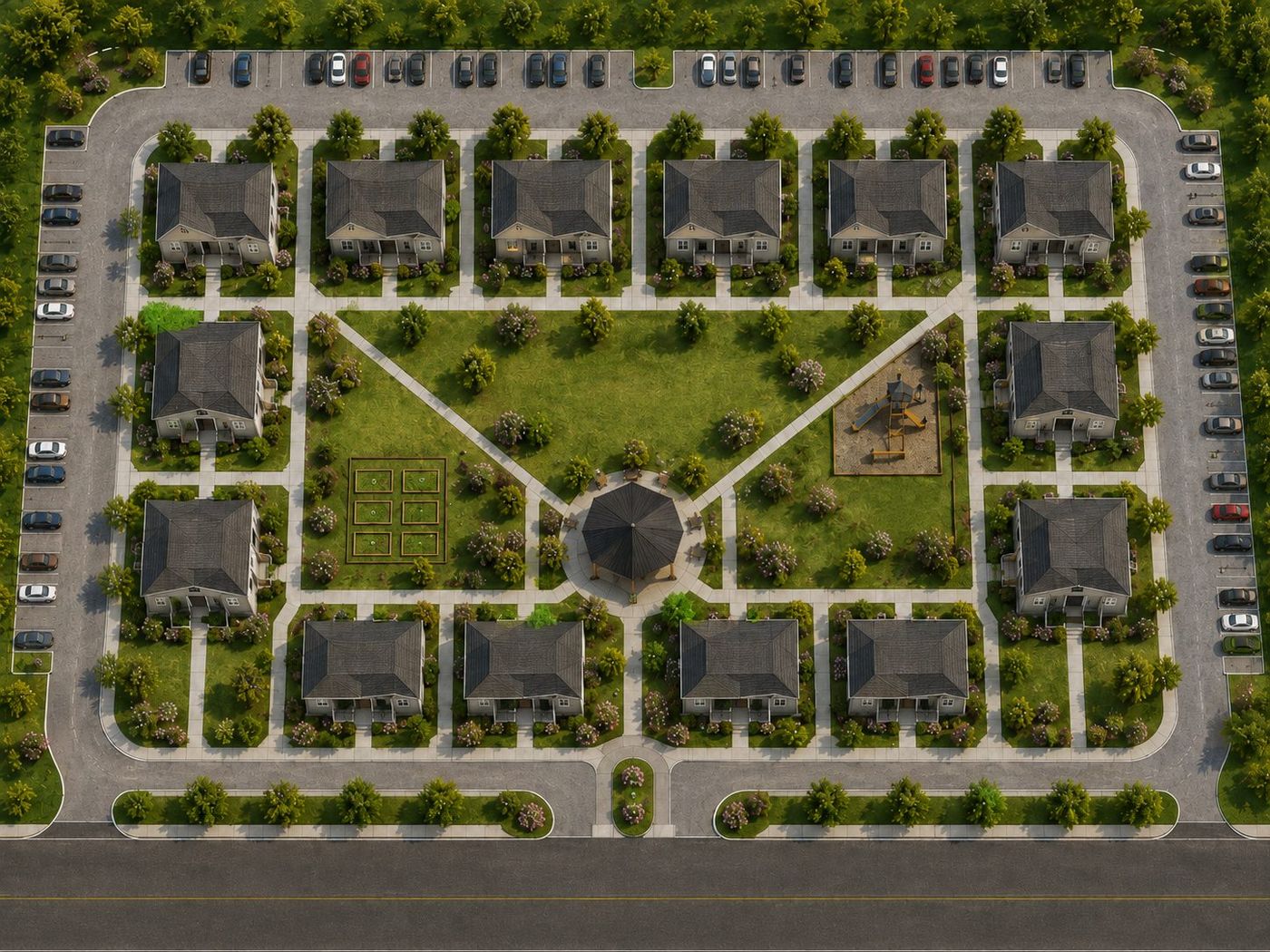 Atlanta Workforce Housing Village build-to-rent cottage community